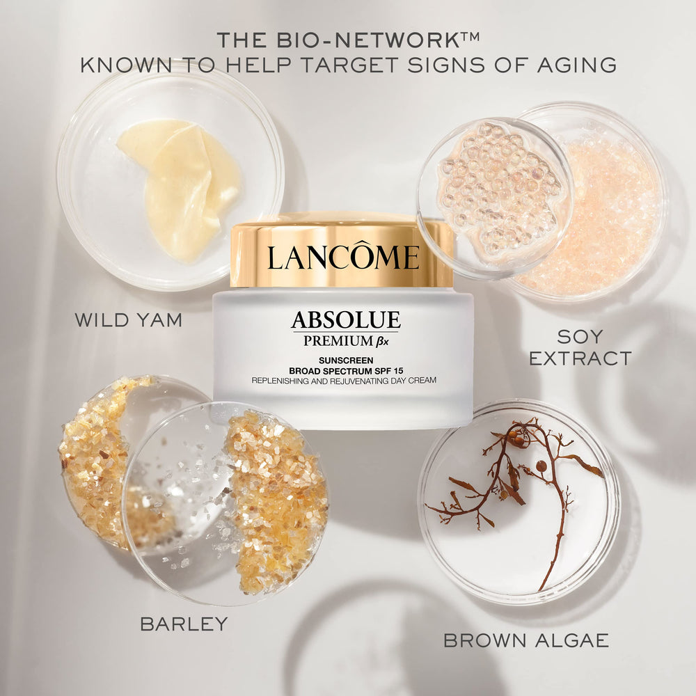 Lancôme Absolue Premium BX Day Cream SPF15 – démonstration d'application du visage.
