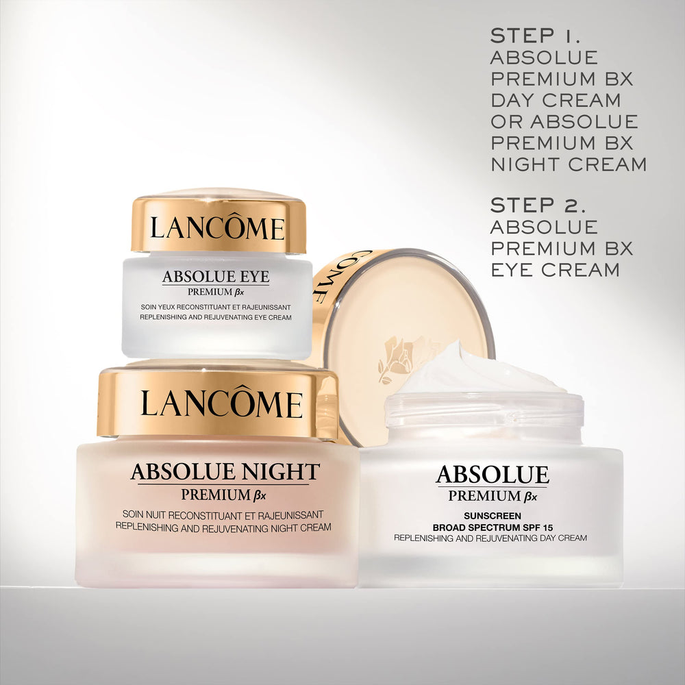 Lancôme Absolue Premium BX Day Cream SPF15 – routine beauté quotidienne.