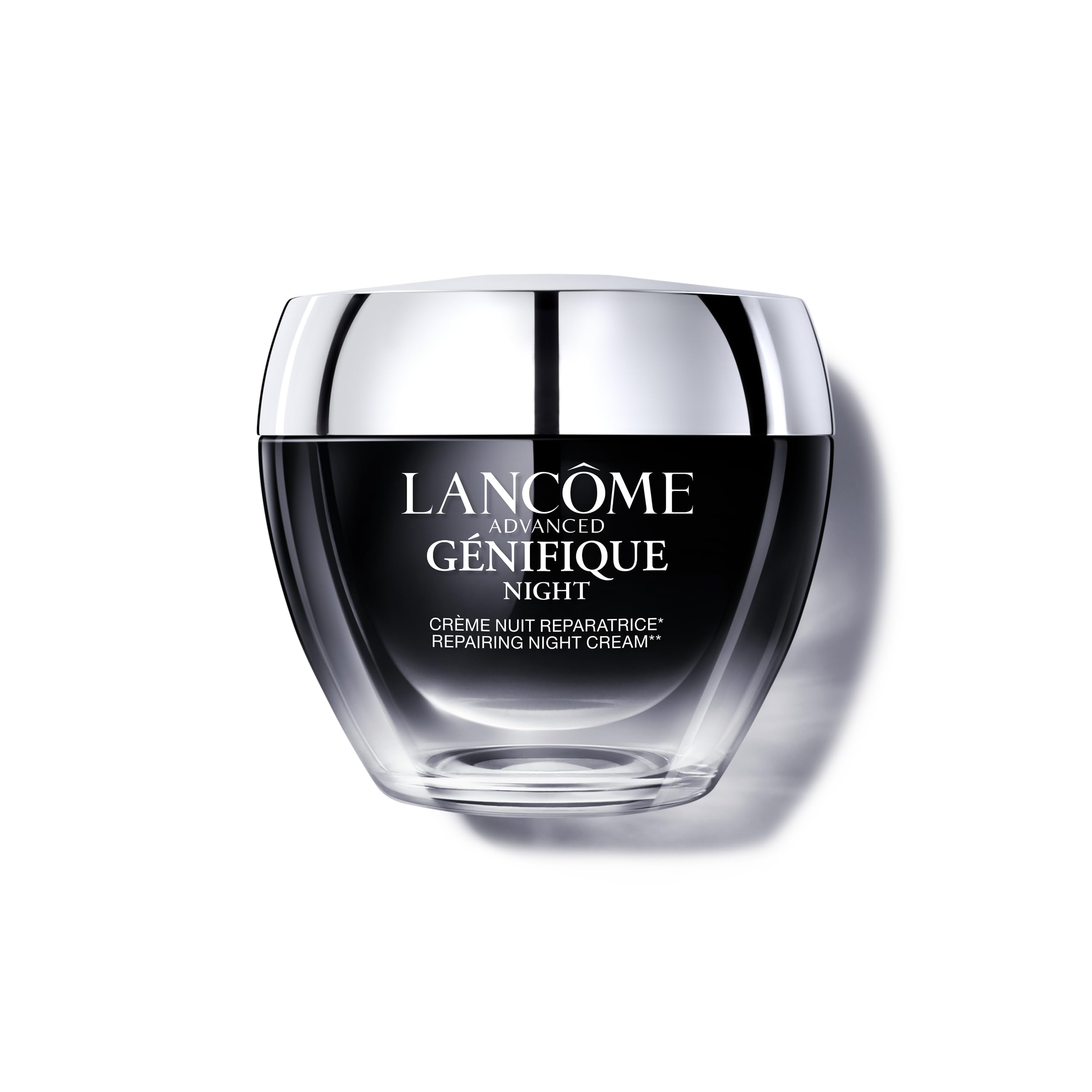 Lancôme Advanced Génifique Night Cream – Barrière réparée et peau hydratée au réveil.