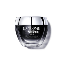 Lancôme Advanced Génifique Night Cream – Barrière réparée et peau hydratée au réveil.
