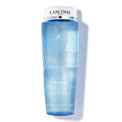 Lancôme Bi-Facil Démaquillant Yeux Double Action – bouteille retire maquillage résistant à l'eau en douceur.