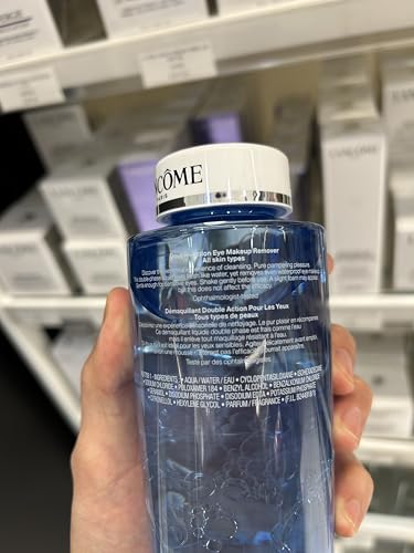 Lancôme Bi‑Facil laisse la peau prête pour soin suivant sans résidu.