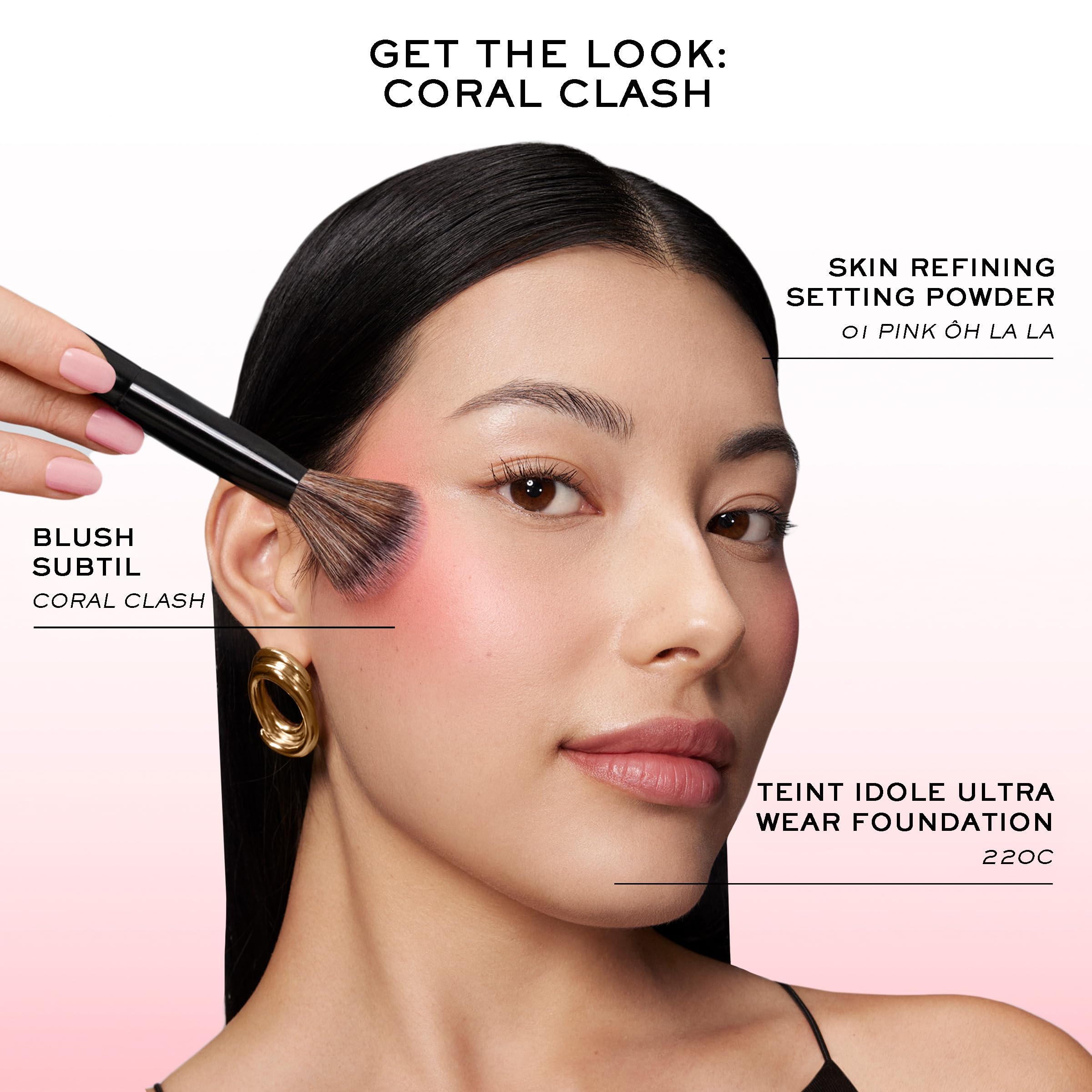 Lancôme Blush Subtil application douce et modulable sur les joues