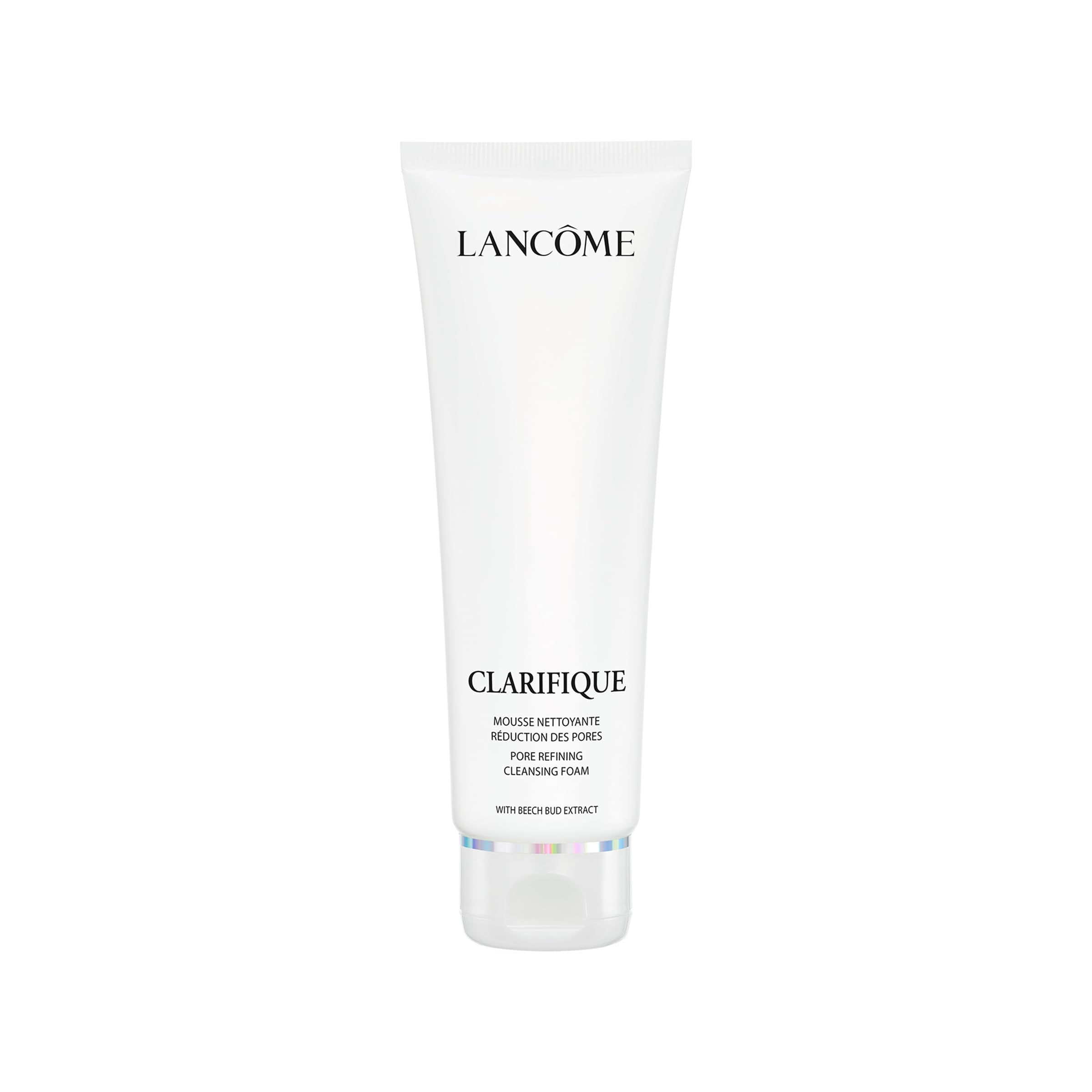 Lancôme Clarifique – le nettoyant purifiant en flacon pour un teint plus net et pores resserrés.