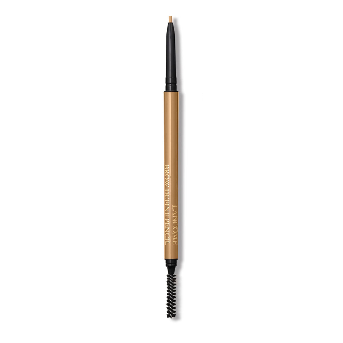 Lancôme crayon-sourcils définition waterproof pour une précision longue tenue.