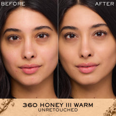 Lancôme Dual Finish, application sèche pour une couverture lisse et homogène.