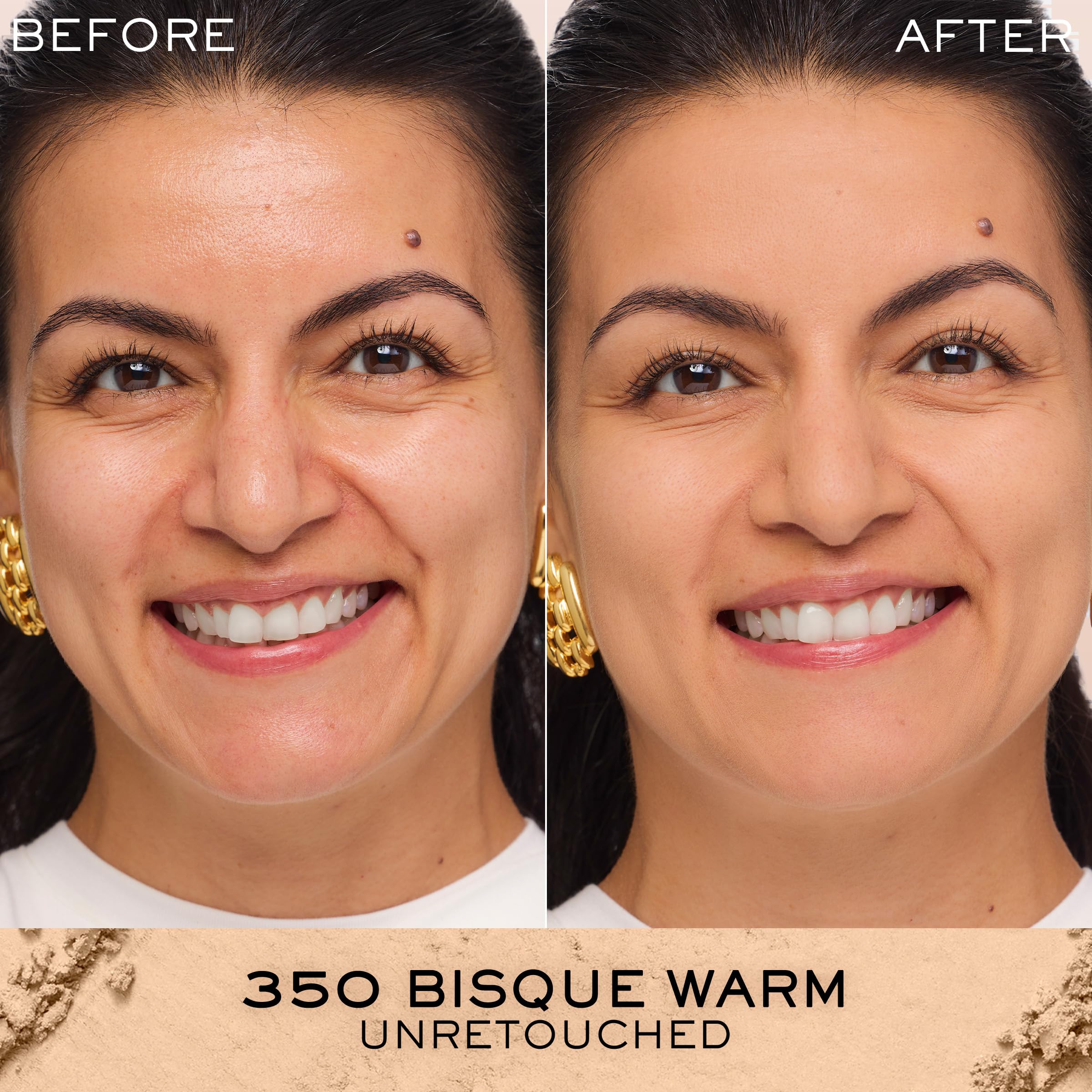 Lancôme Dual Finish : application sèche pour une couvrance homogène.
