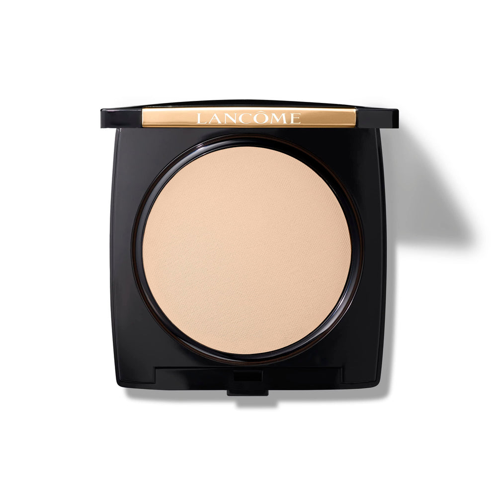 Lancôme Dual Finish – poudre compacte naturelle, fini mat durable sur la peau.