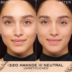 Lancôme Dual Finish application sèche pour une couvrance progressive et naturelle