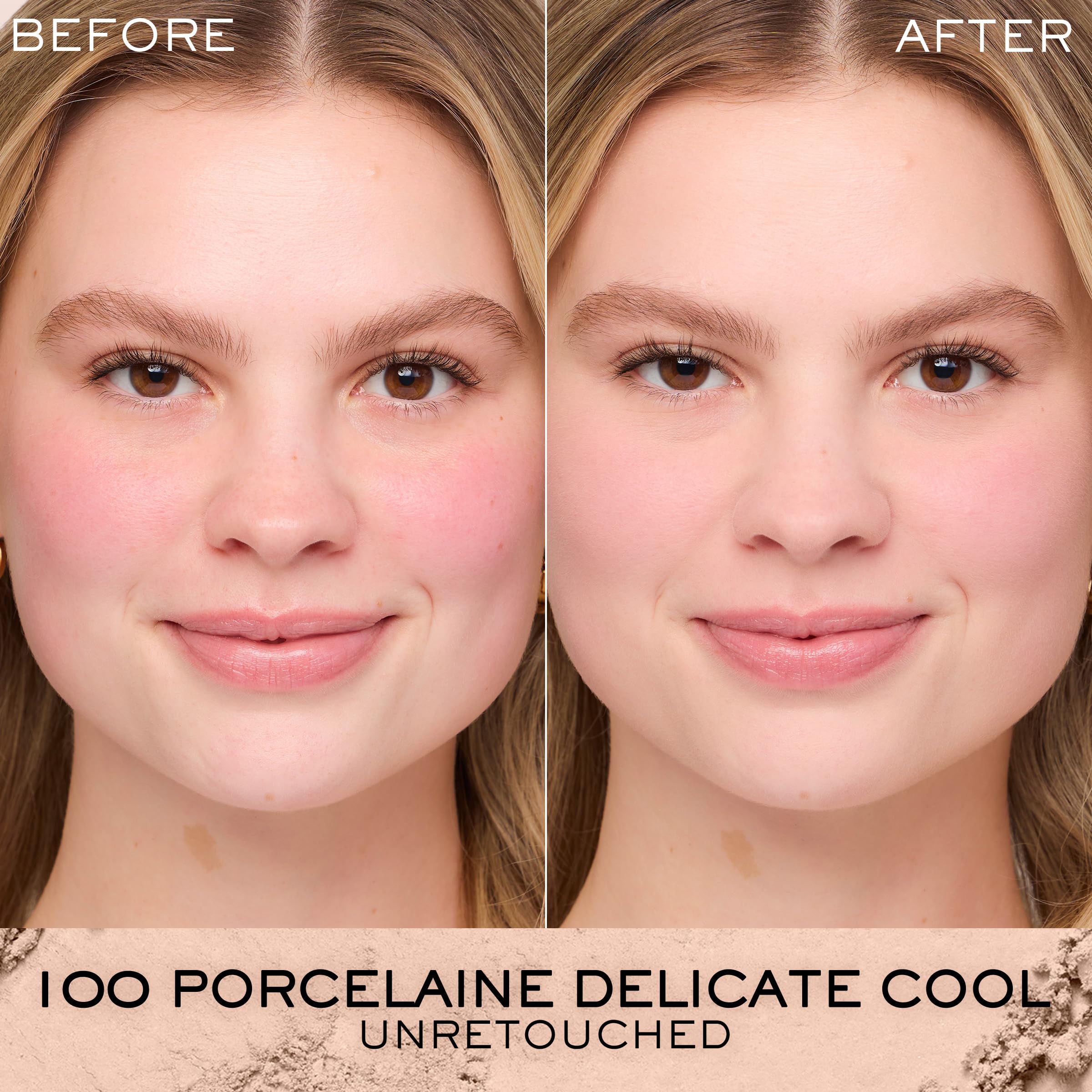 Application sèche avec Lancôme Dual Finish pour une couvrance fluide