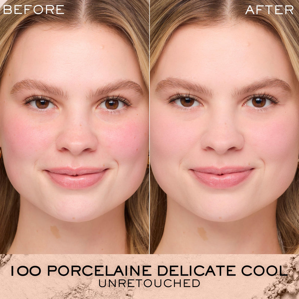 Application sèche avec Lancôme Dual Finish pour une couvrance fluide