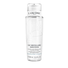 Lancôme Eau Fraîche Douceur Micellaire — bouteille lumineuse prête à démaquiller rapidement.
