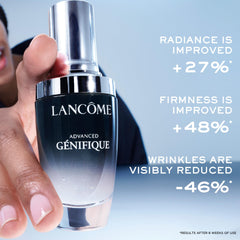 Lancôme Génifique, application-matin-soir, routine efficace pour préserver l'hydratation