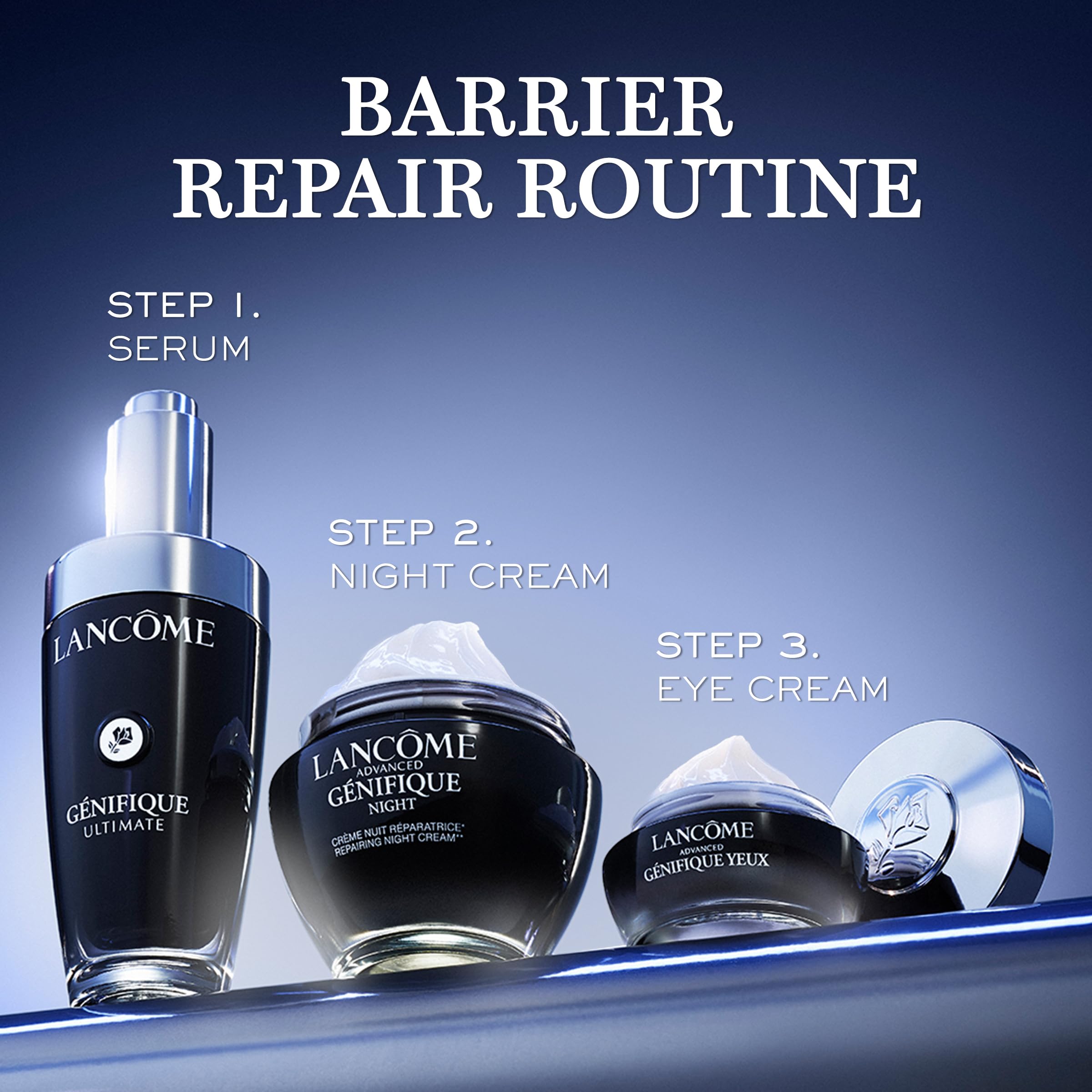 Lancôme Génifique sérum confort visage – sensation rafraîchissante après application.