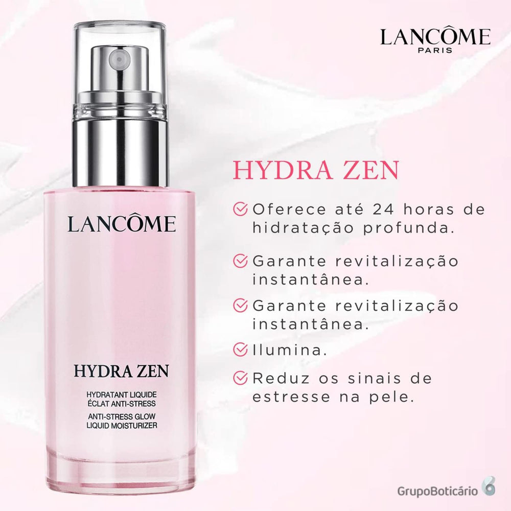Texture légère de Hydra Zen Glow prête à hydrater tout au long de la journée