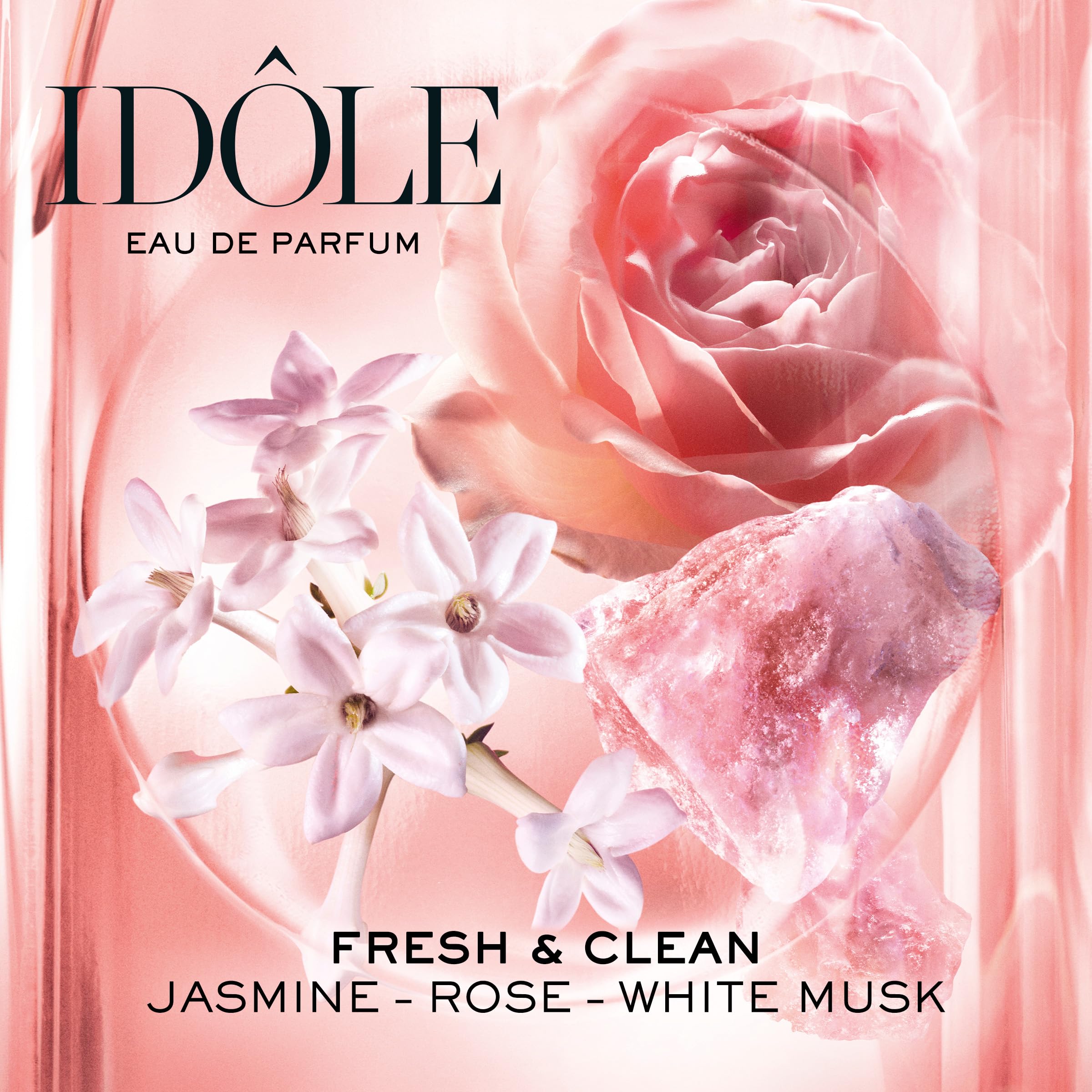 Lancôme Idôle Body Up, nouveau look d'emballage, identité visuelle rafraîchie.