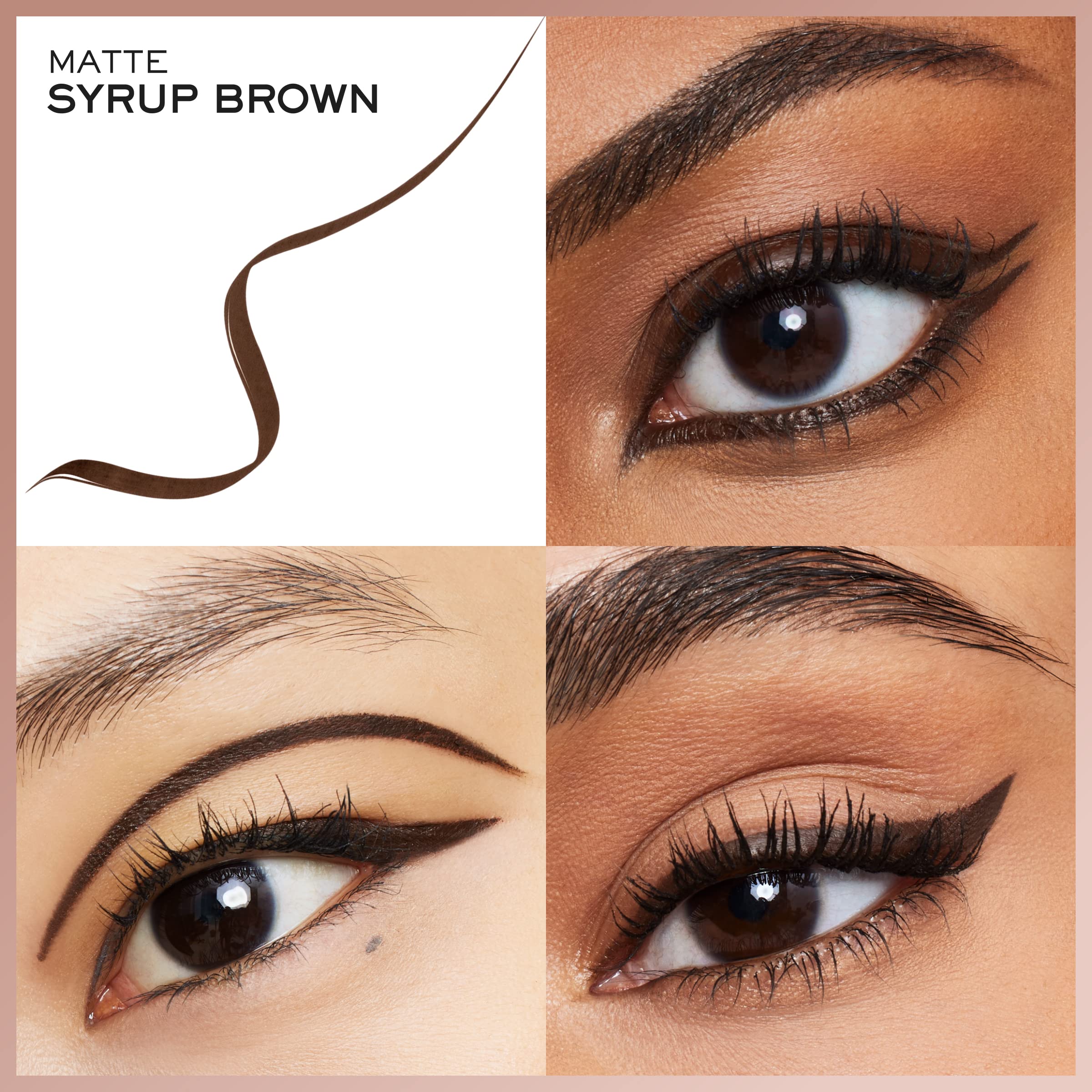 Lancôme Idôle Liner trace nette le long des cils.