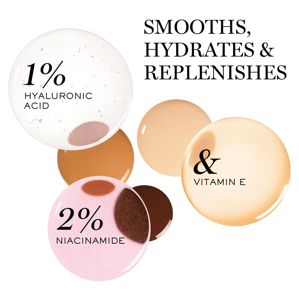 Lancôme Idôle 3 Sérum Teint – démonstration sur visage pour un teint homogène.