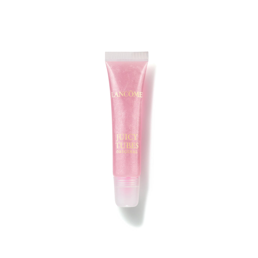 Lancôme Juicy Tubes sur la bouteille et l'applicateur pour une application précise et légère.