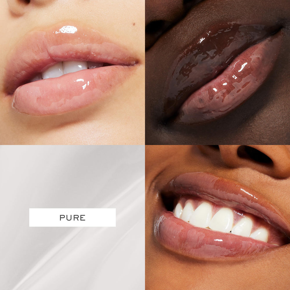 Lancôme Juicy Tubes 01 Pure, hydratation durable pour lèvres souples.