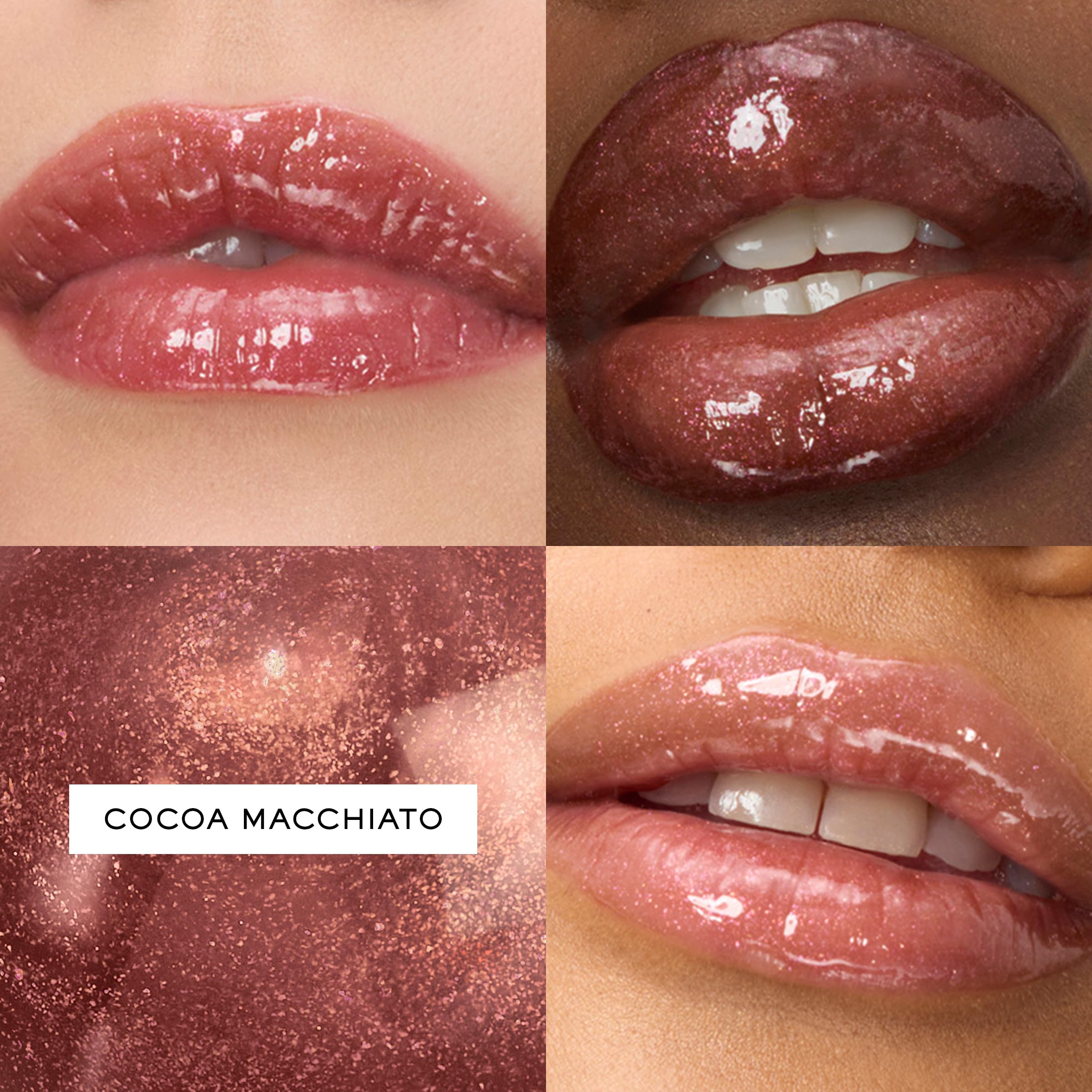 Échantillon sur lèvres avec Lancôme Juicy Tubes hydratant