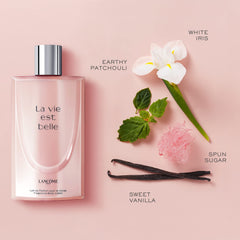 Lotion corps Lancôme: effet lumineux immédiat et peau satinée.