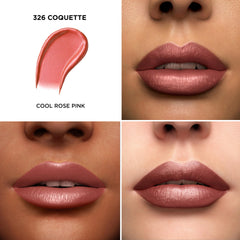 Application L'Absolu Rouge Coquette sur les lèvres pour un rendu précis