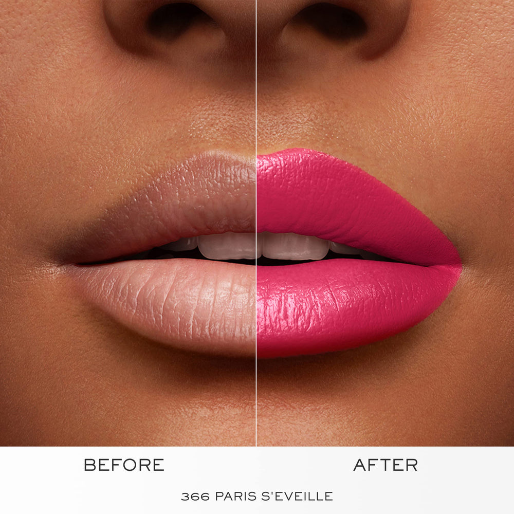 Lancôme L'Absolu Rouge Crème — longue tenue sans bavure pour une journée active.