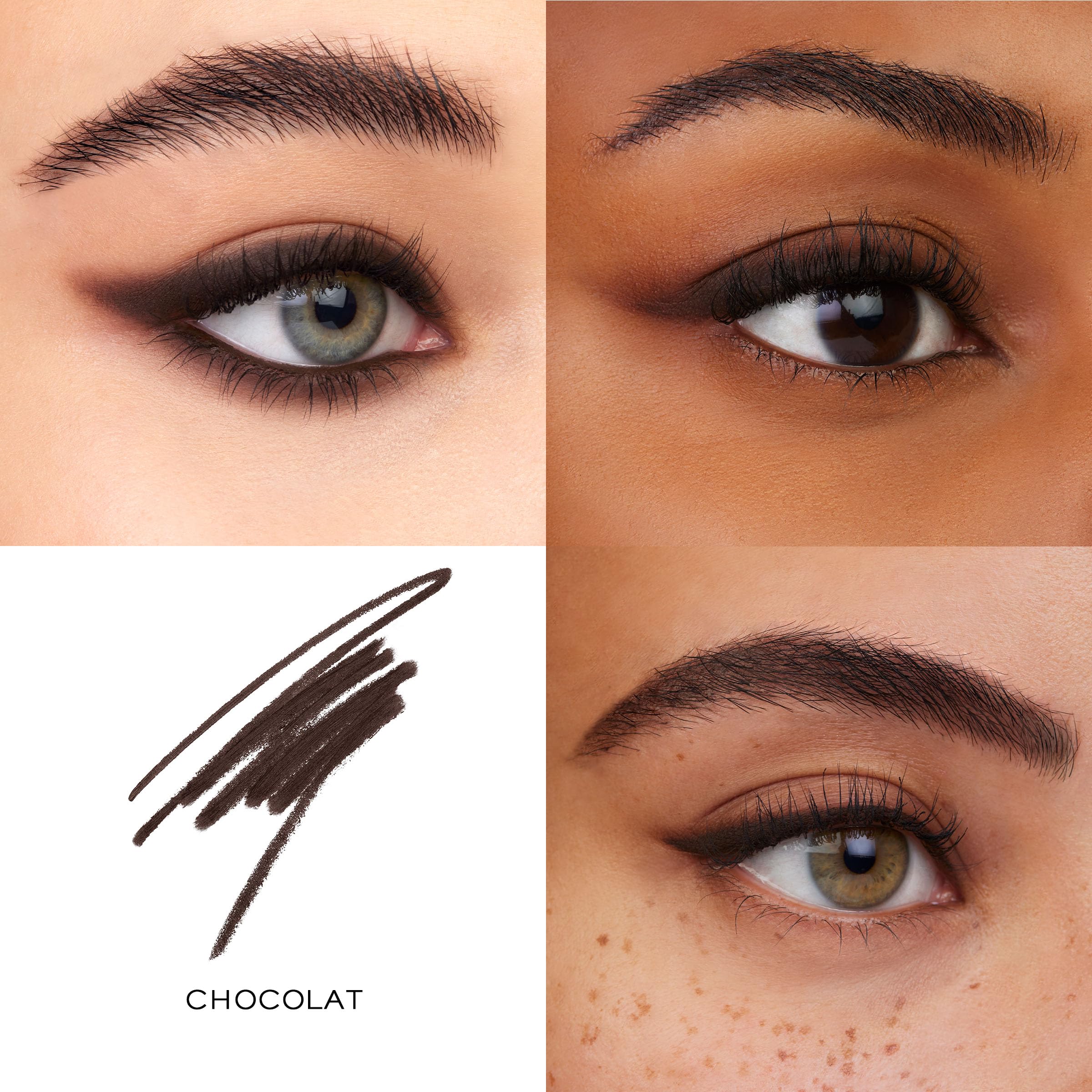Lancôme Le Stylo Eyeliner 03 Chocolat – smudger intégré pour estompage précis sans bavures.