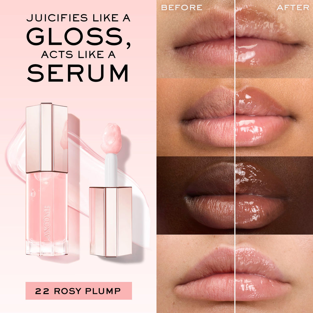 Lancôme Lip Idôle JuicyTreat offre une hydratation pendant 24 heures pour des levres confortables.