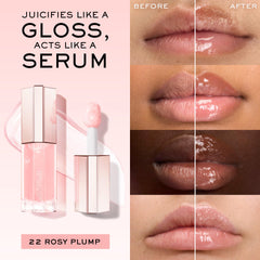 Lancôme Lip Idôle JuicyTreat offre une hydratation pendant 24 heures pour des levres confortables.