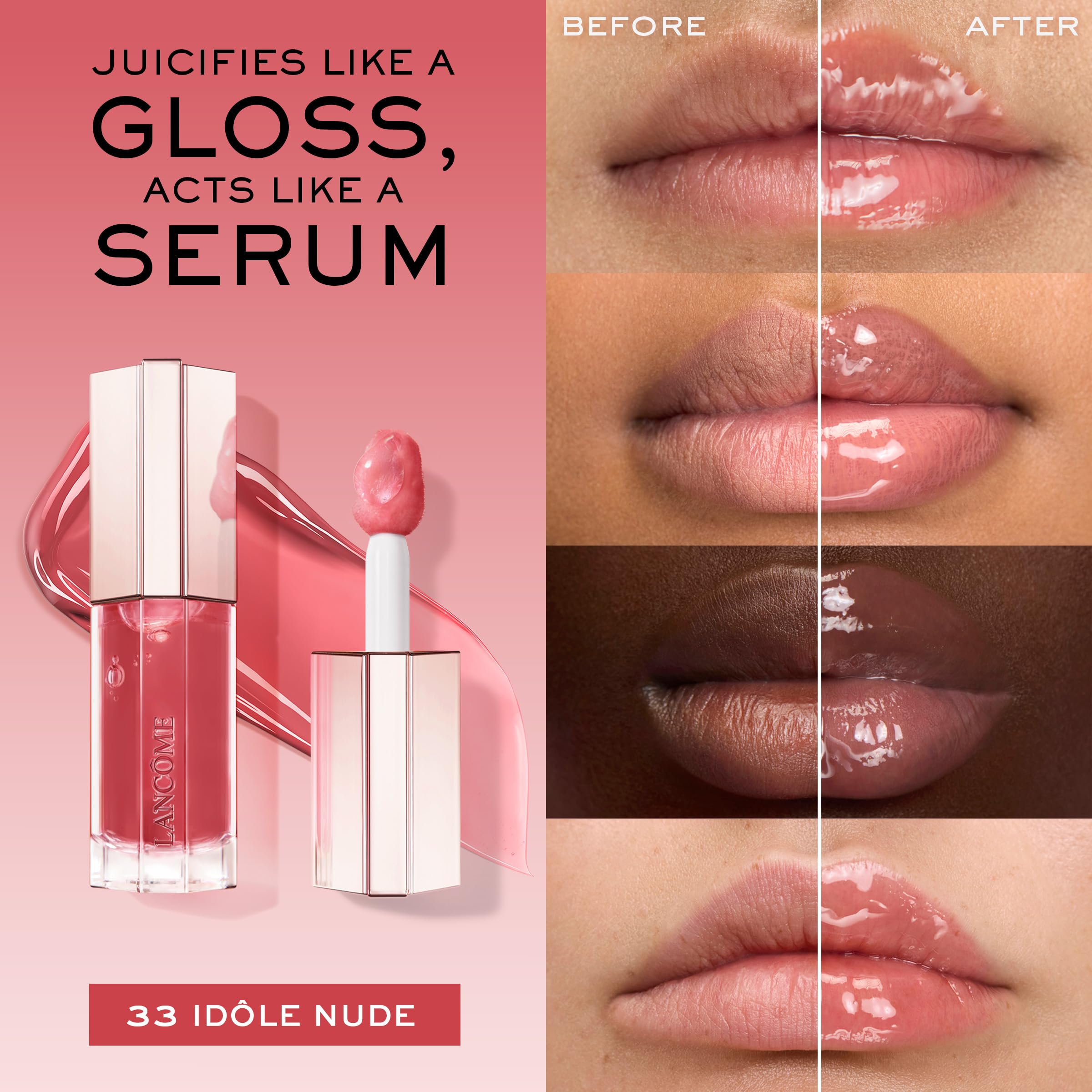 Lip Idôle JuicyTreat avec squalane et hydratation visible