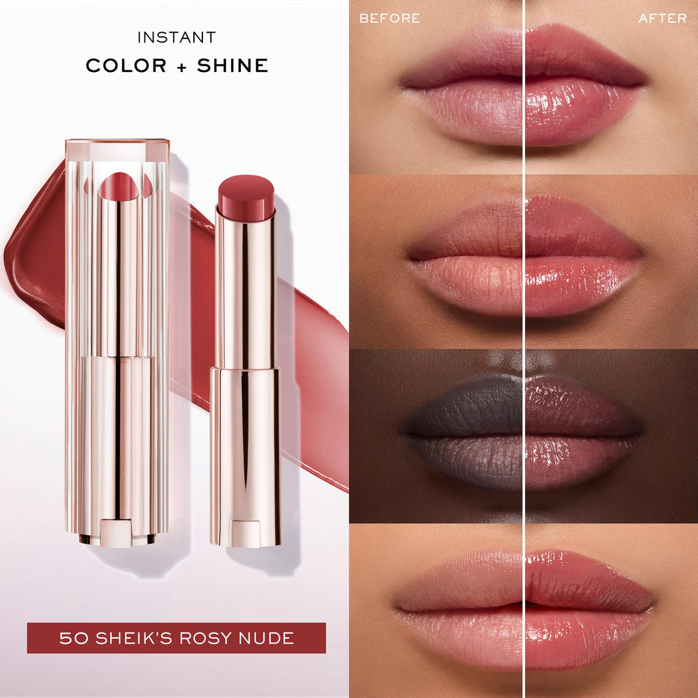 Lancôme Lip Idôle Squalane-12 Butterglow Balm – réduction visuelle des ridules verticales