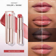 Lip Idôle Butterglow propose une couleur modulable et douce.