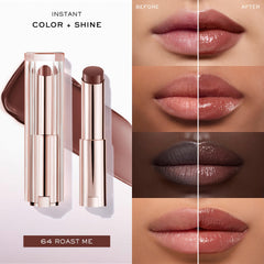 Lancôme Lip Idôle Squalane-12 Butterglow – hydratation de 24 heures qui maintient les lèvres souples.