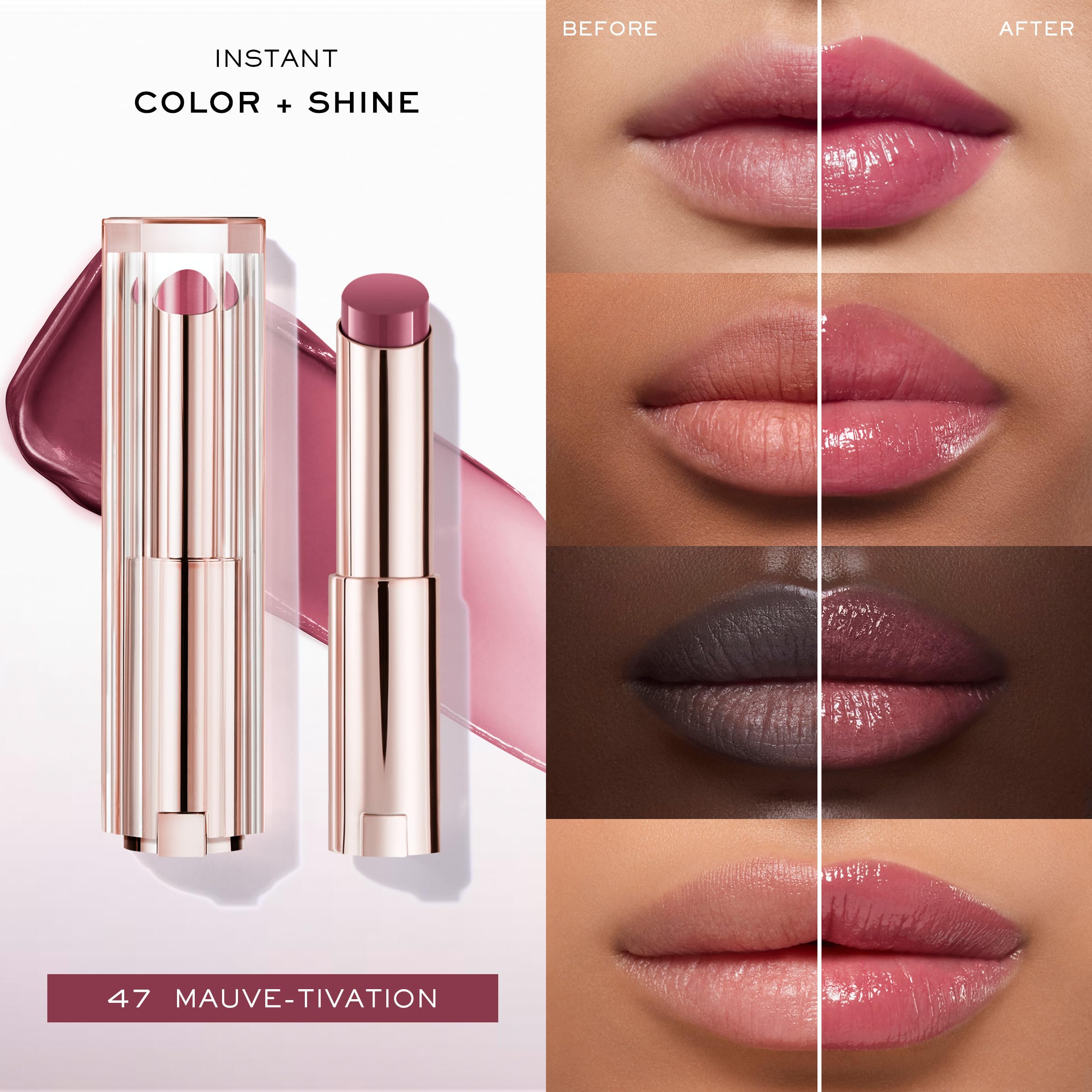 lancome lip-idole squalane-12 butterglow teinte modulable pour un look personalise