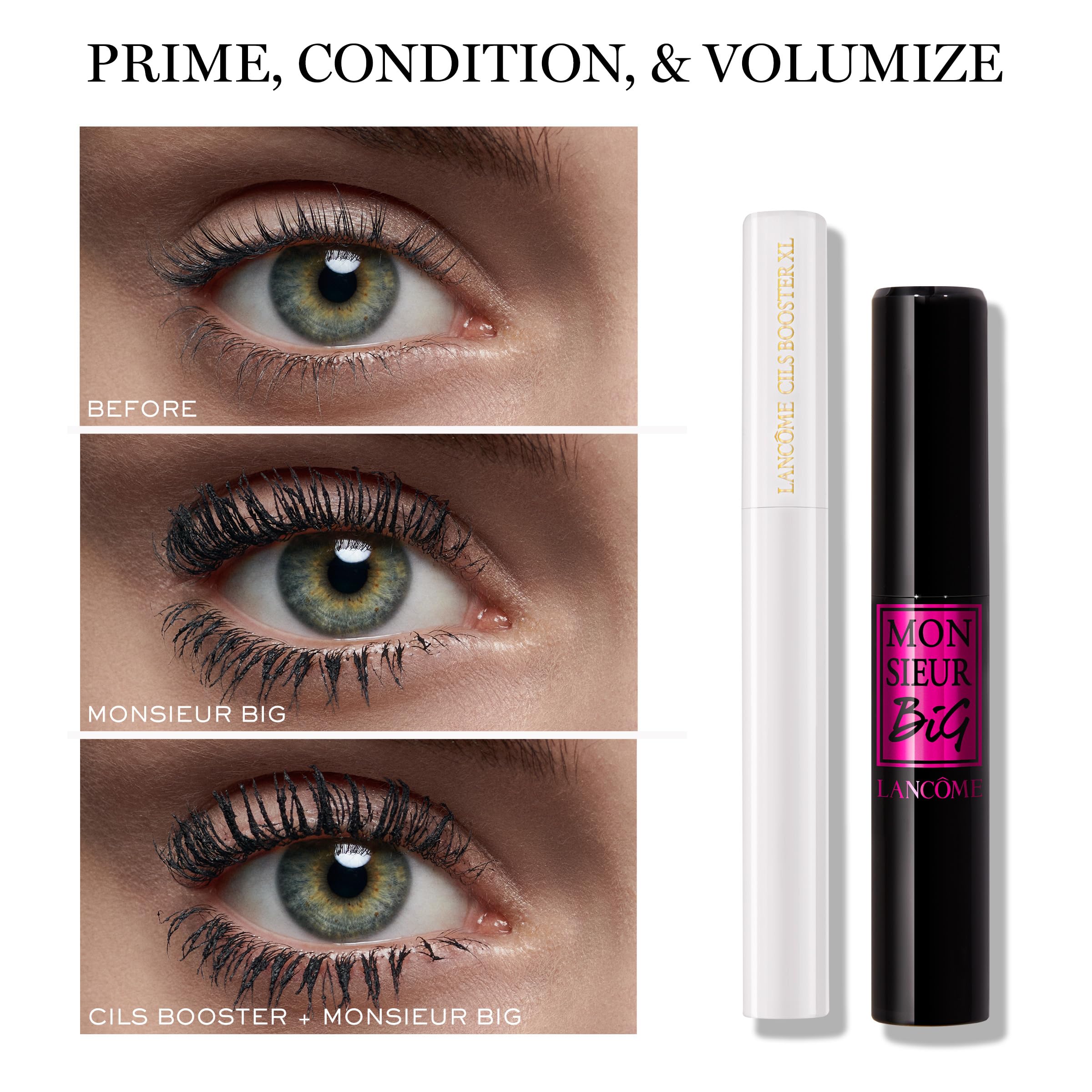 Lancôme Monsieur Big Mascara - démaquillage facile avec Bi-Facil.
