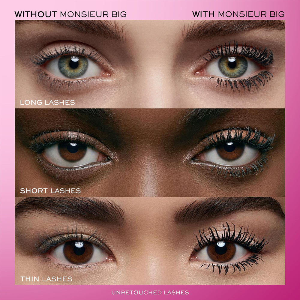 Lancôme Monsieur Big – volume immédiat pour cils plus épais et noirs profonds.