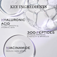 Lancôme Peptides H.P.N. – ingrédients pour le renouvellement potentiel de la peau.