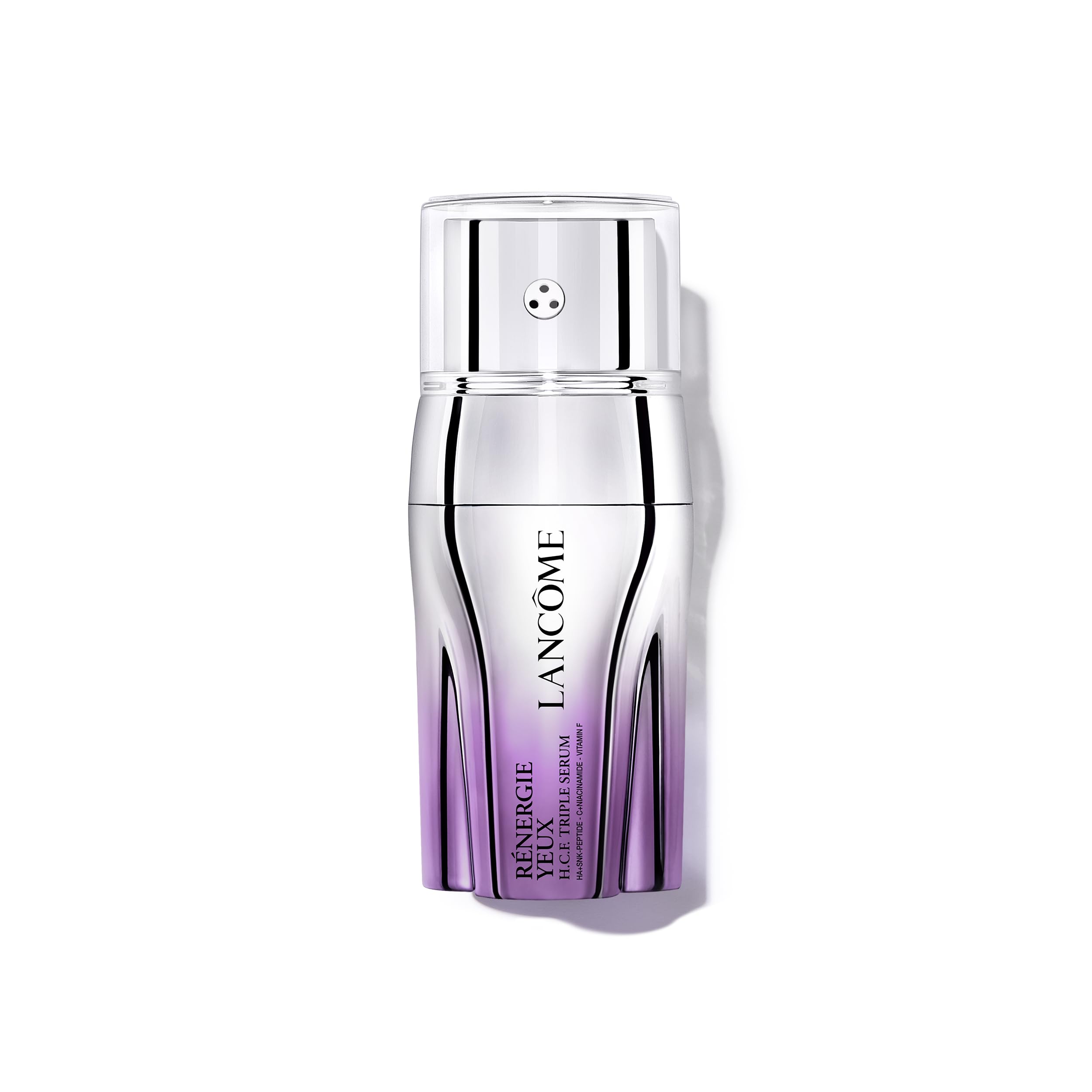 Lancôme Rénergie H.C.F. Sérum Contour des Yeux — bouteille élégante pour l’application contour des yeux.