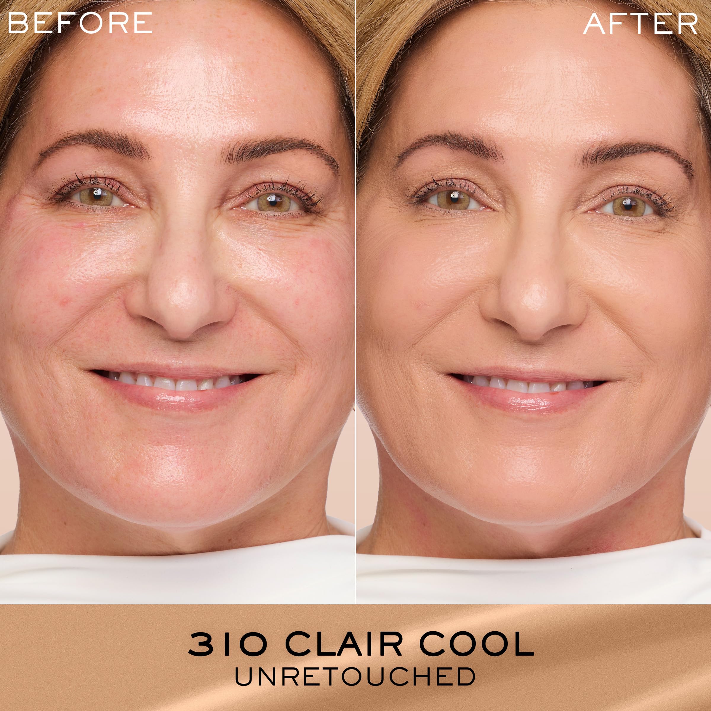 Fini lumineux et naturel du fond de teint Lancôme sur la peau