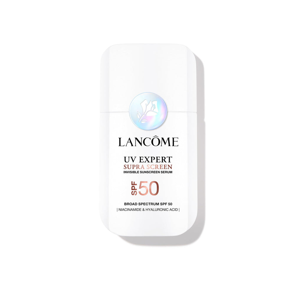 Lancôme Supra Screen Invisible : flacon élégant et protection SPF 50+.
