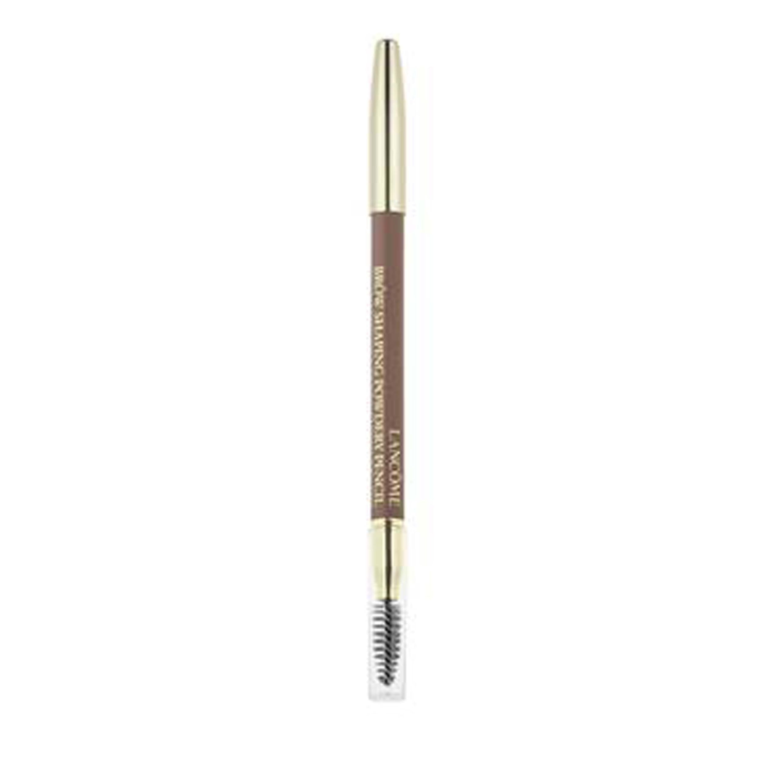 Lancôme poudre sourcils avec brosse intégrée pour démêler et structurer.
