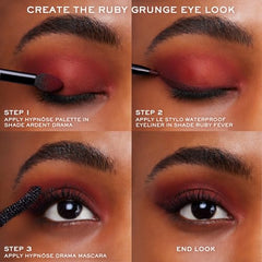 Échantillon/échantillon swatches Lancôme Stylo Yeux Bronze Rich couleur intense.