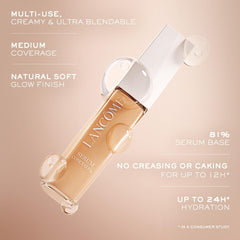 Lancôme Teint Idole Sérum-Concealer couvrance moyenne naturelle.