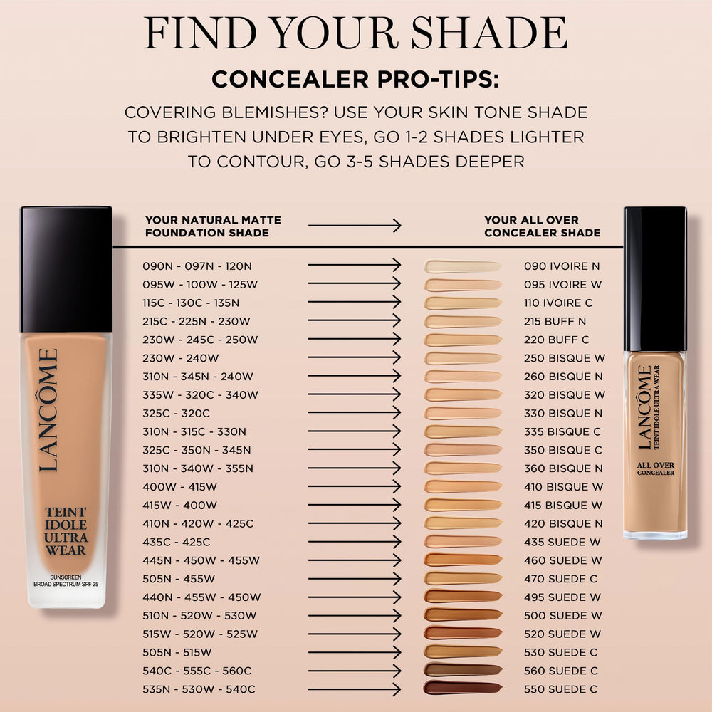 Lancôme Teint Idole Ultra Wear - effet matte durable et naturel