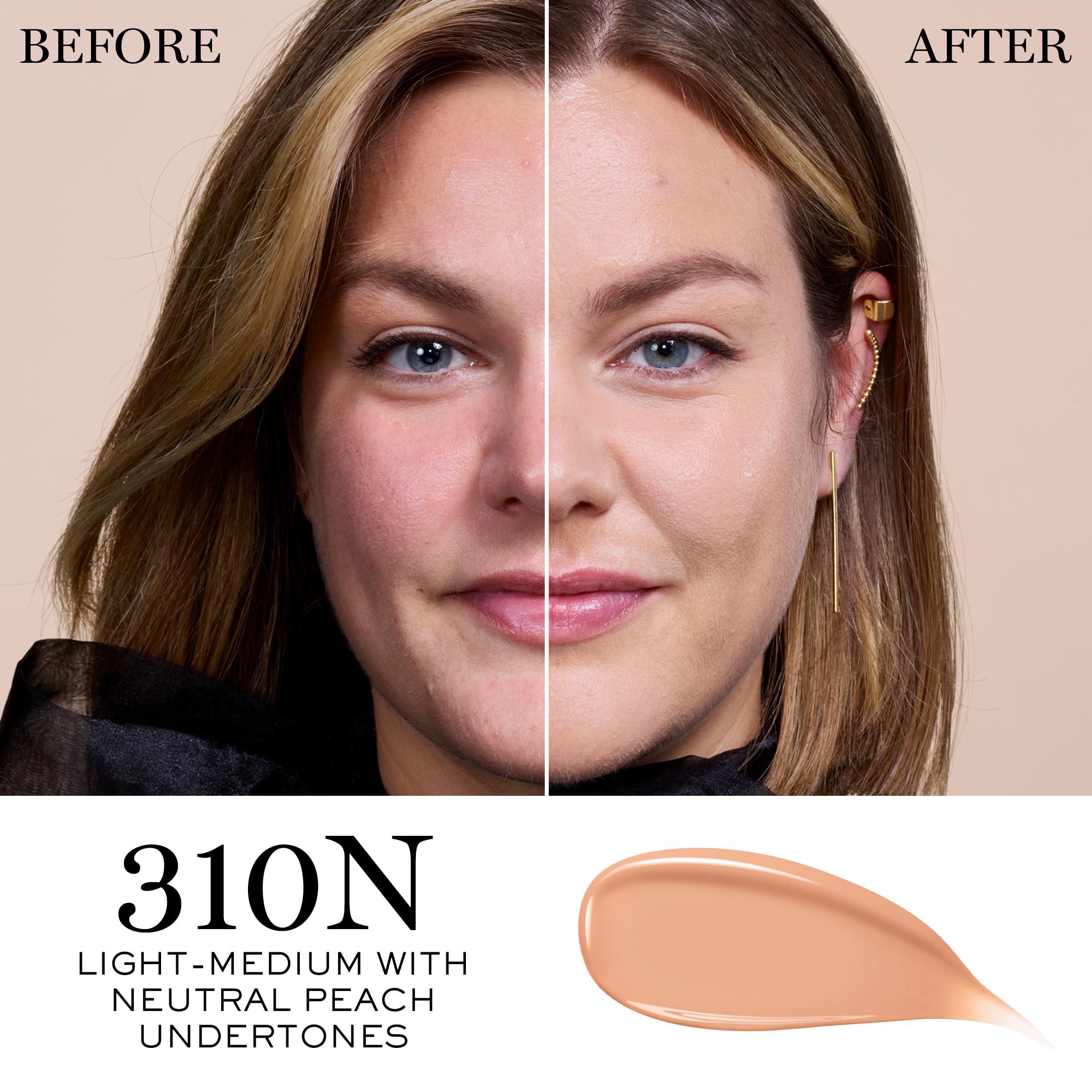 Lancôme Teint Idole Ultra Wear, finition glow naturelle pour un teint rayonnant.