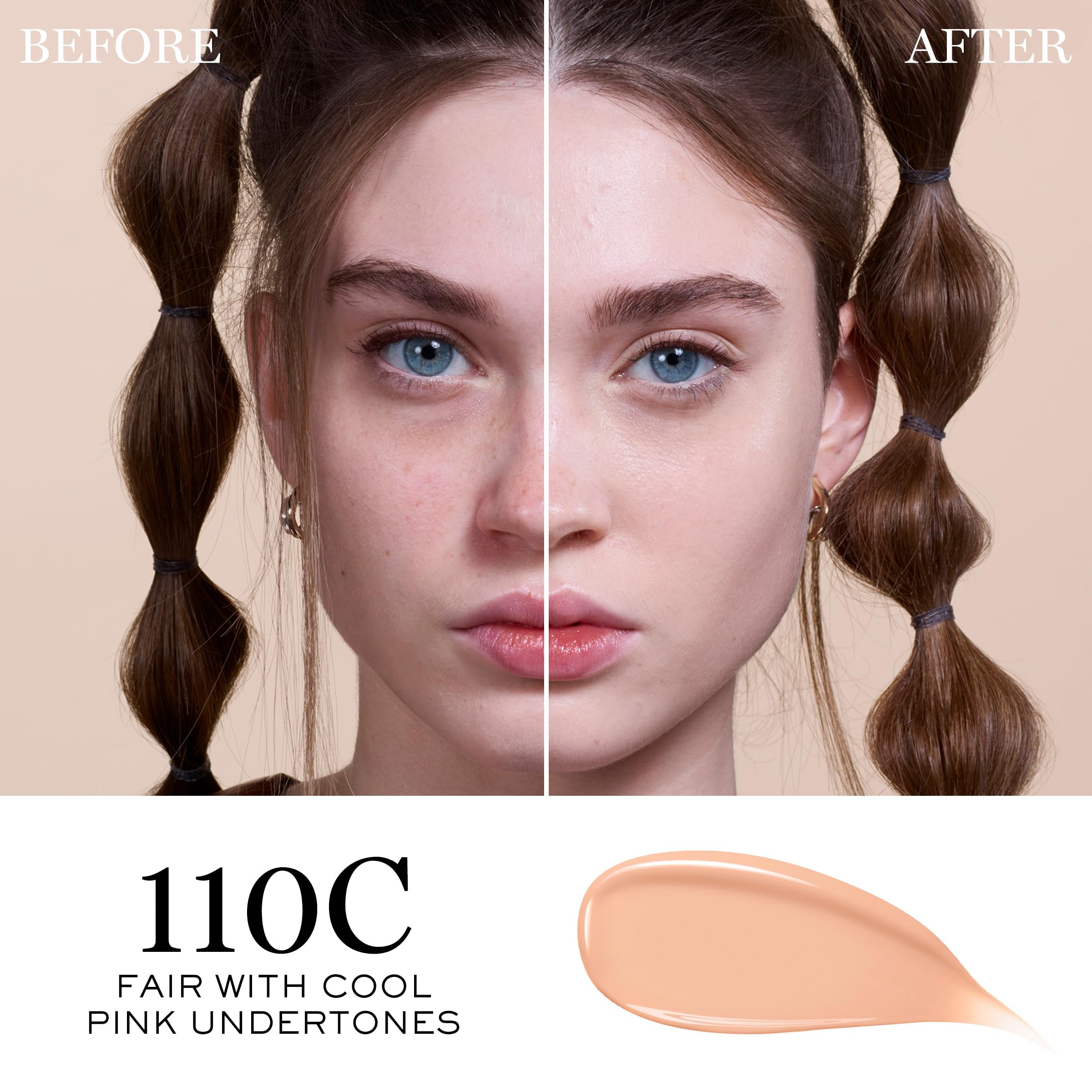 Texture crème lumineuse du Teint Idole Ultra Wear pour une application douce