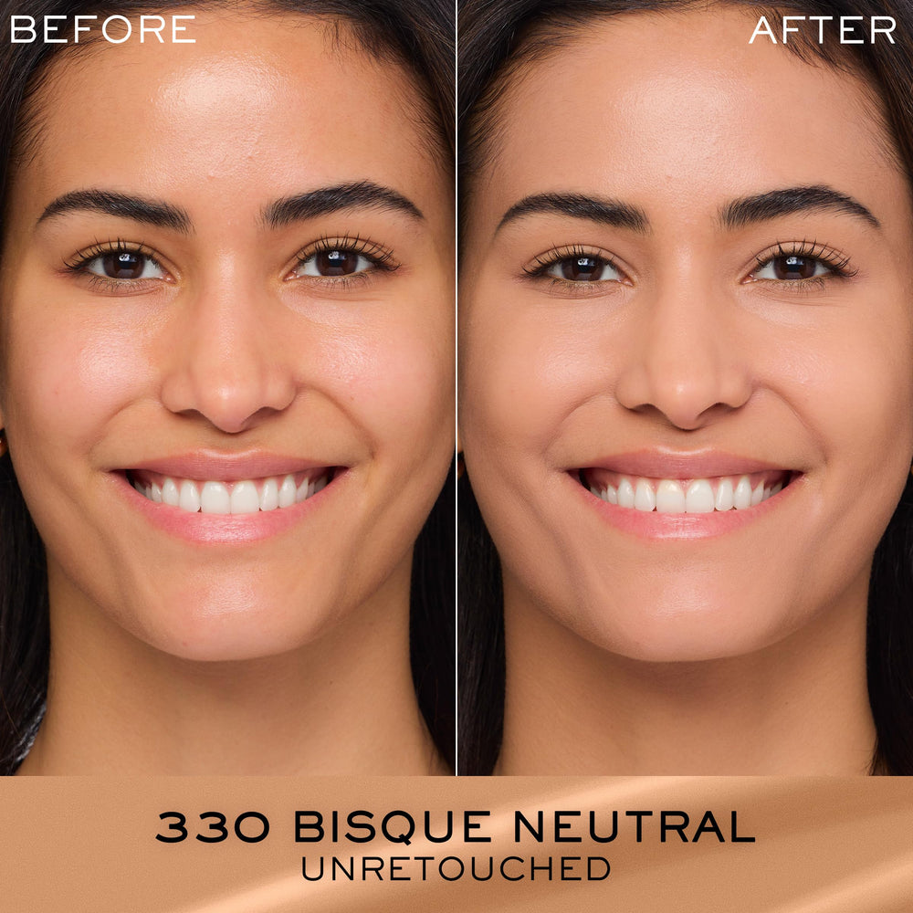 Lancôme Teint Renergie Lift – application sur peau unifiée pour un teint uniforme.