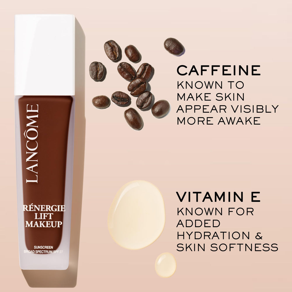 Lancôme Teint Renergie Lift – peau hydratée et fraîche toute la journée.